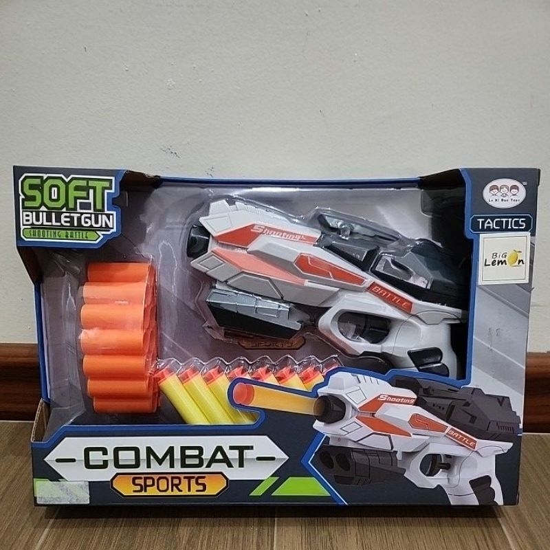 Soft Bullet Gun Shooting Battle Tactics Combat Sports Nerf Gun Pistol Mainan anak