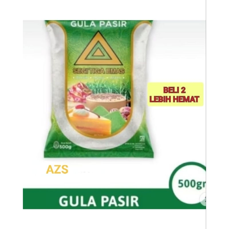 

Gula Pasir Segitiga Emas 2x500gr (Promo Hemat)