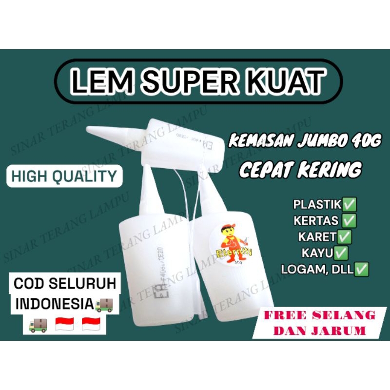 LEM  PLASTIK KARET KAYU KEMASAN JUMBO LEM KOREA SEJENIS ALTECO LEM G