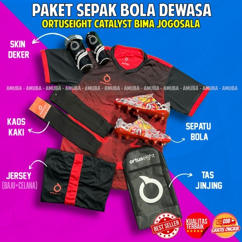 Promo Sepatu Bola Ortus Catalyst Bima Jogosala Lengkap Paket Komplit Sepatu Sepak Bola Ortuseight Te