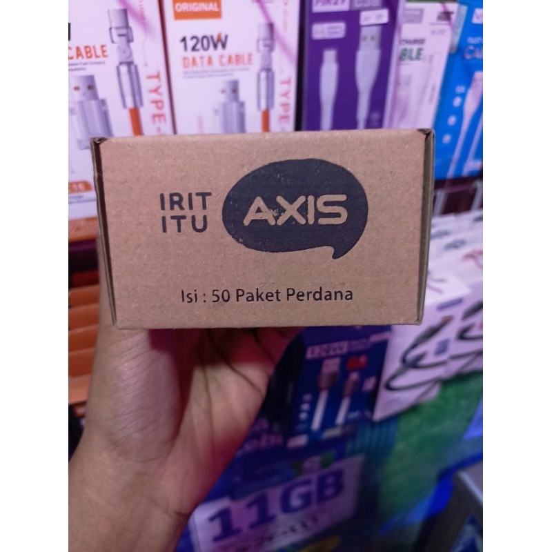 Kartu Perdana Axis 7GB 1Box Segel