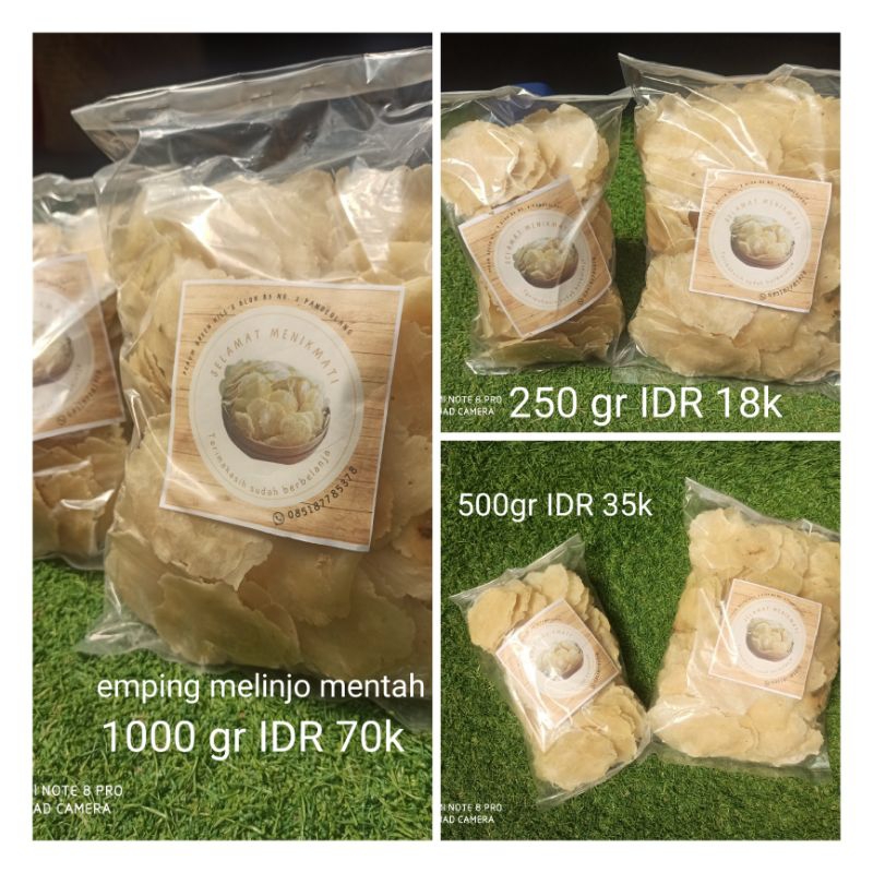 

emping melinjo mentah 1 kg murah asli Pandeglang Banten