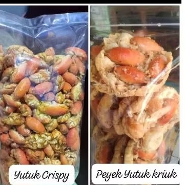 

Peyek Yutuk & Yutuk Crispy seafood 100gr khas Cilacap