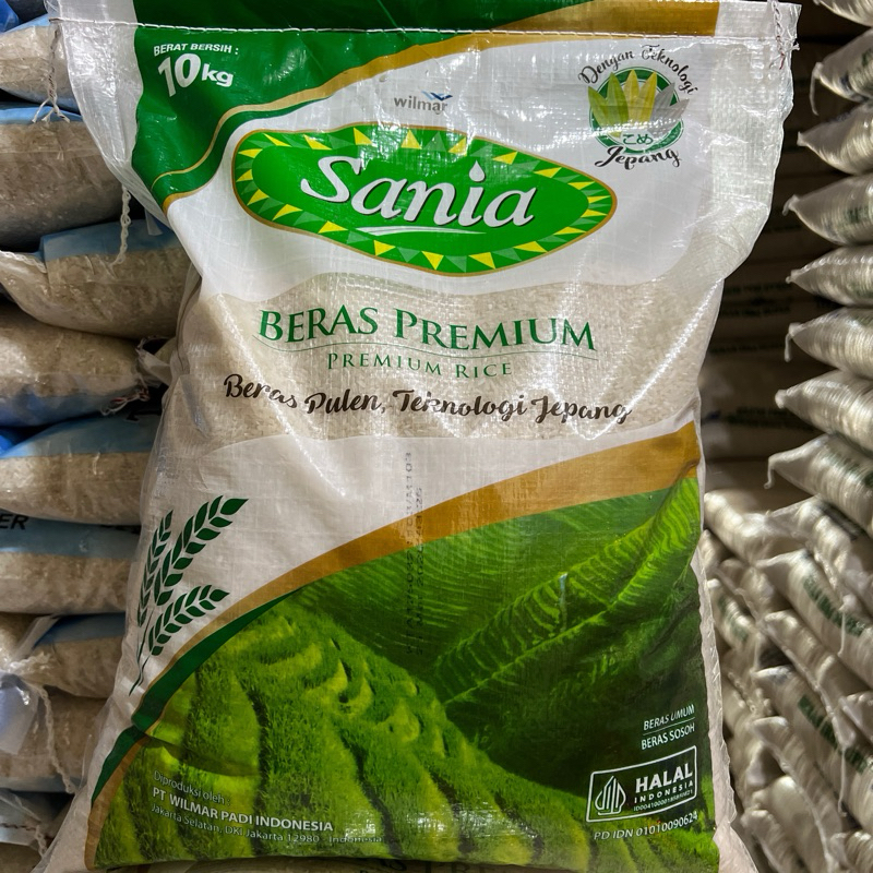 

Beras Enak, Beras Putih, Beras Pulen, Beras Premium, Beras Cap Sania 10kg