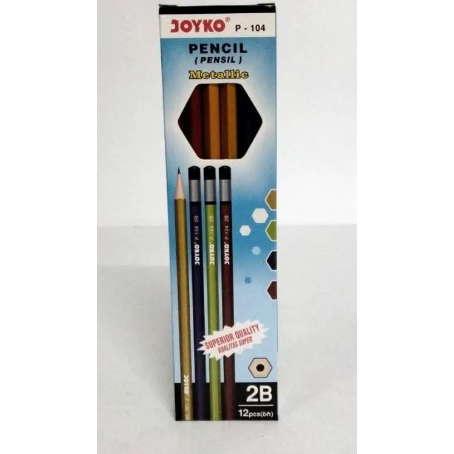 

Pensil Joyko P-104 | 2B | 1 Box 12 Pcs