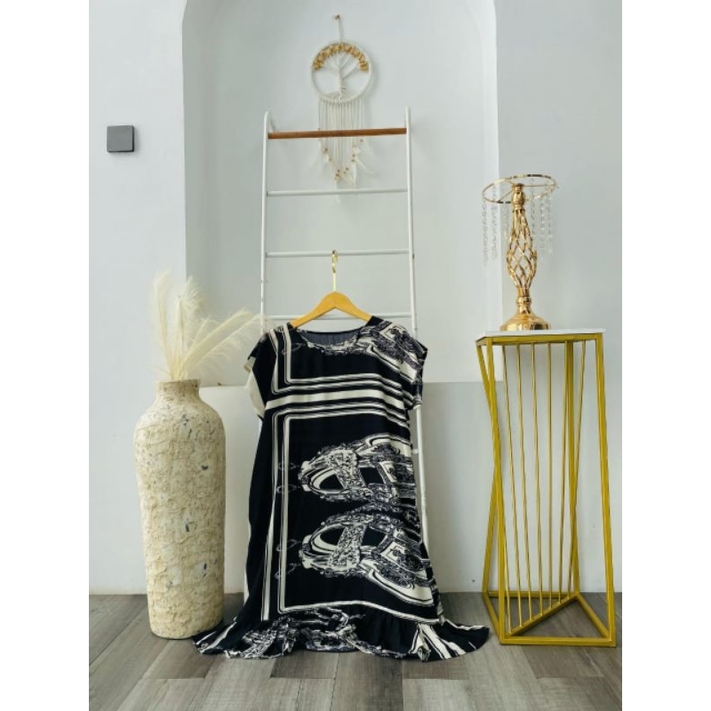 Daster Ruffle Selutut | Daster Viral | Daster Rayon Premium | Daster Rufle Selutut