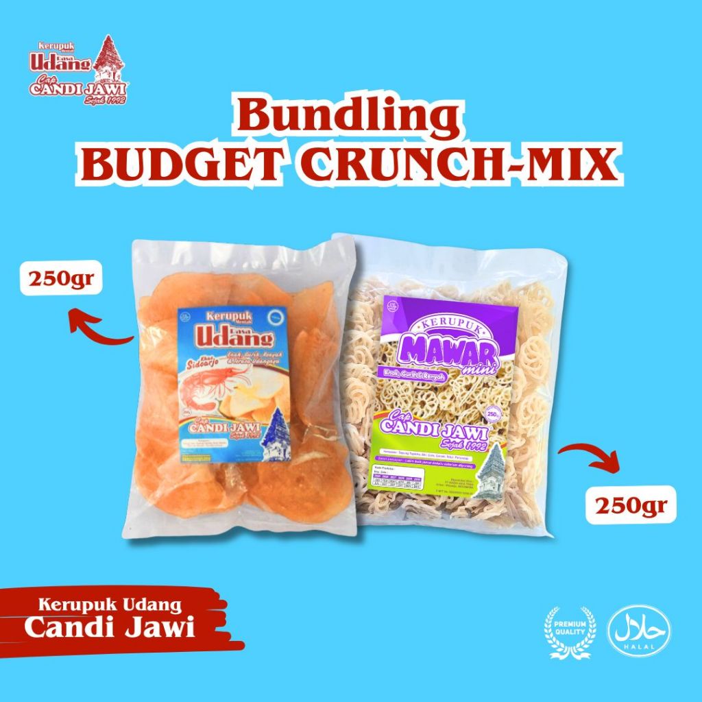 

BUNDLING BUDGET CRUNCH-MIX 250GR*2
