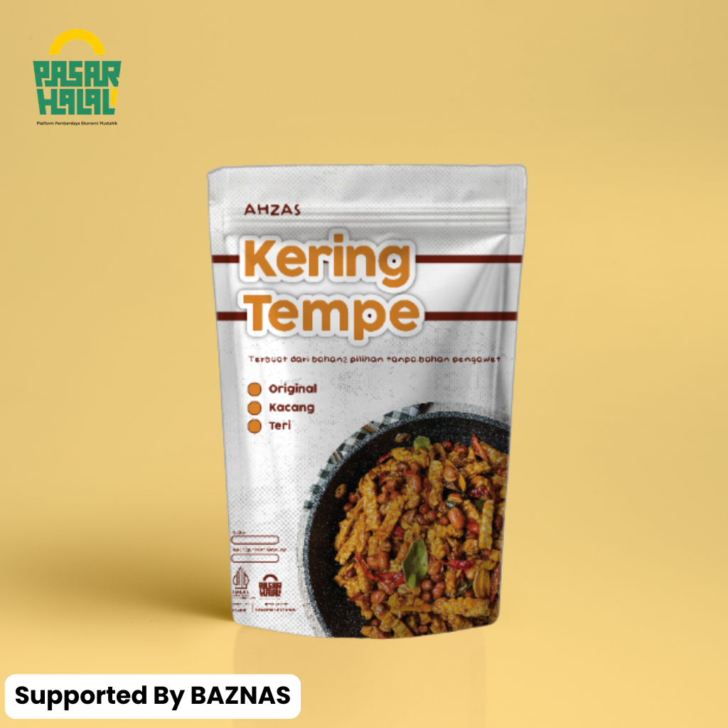 

Kering Tempe Ahzas - Tempe Kering Gurih & Renyah | Pelengkap Masakan dan Camilan