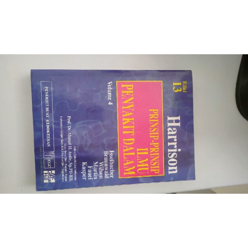 Buku 5 Jilid Prinsip Ilmu Penyakit Dalam Harrison EGC