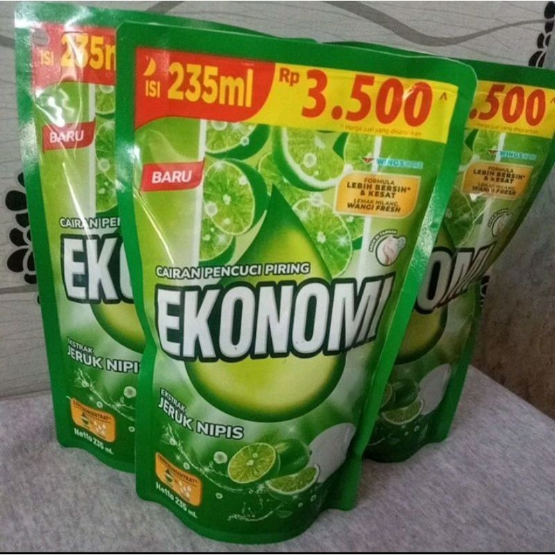 Sabun Cuci Piring Ekonomi 3500 235ml/ Sabun Ekonomi 235ml