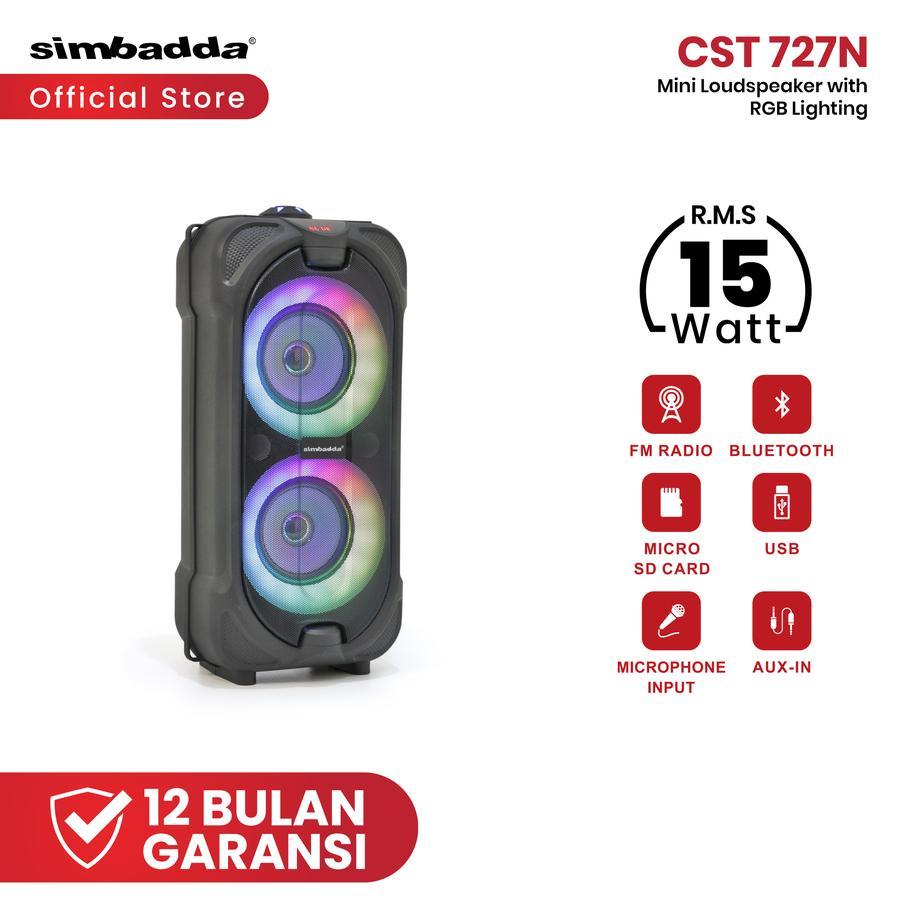 Speaker Bluetooth Portable Simbadda CST 727N Karoke Mini Loudspeaker