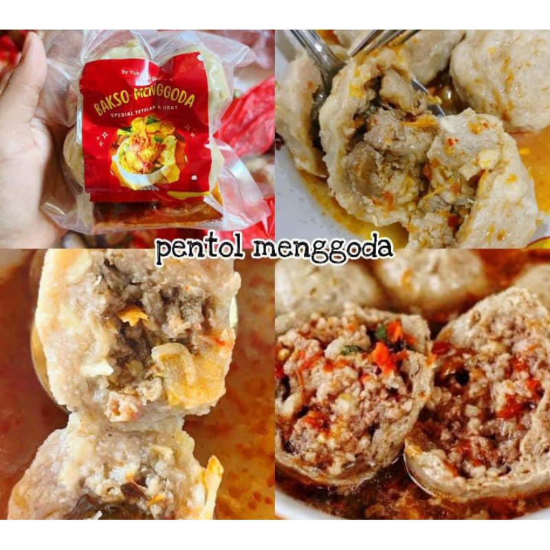 

Bakso Menggoda/Pentol tetelan isi 4 by yukning