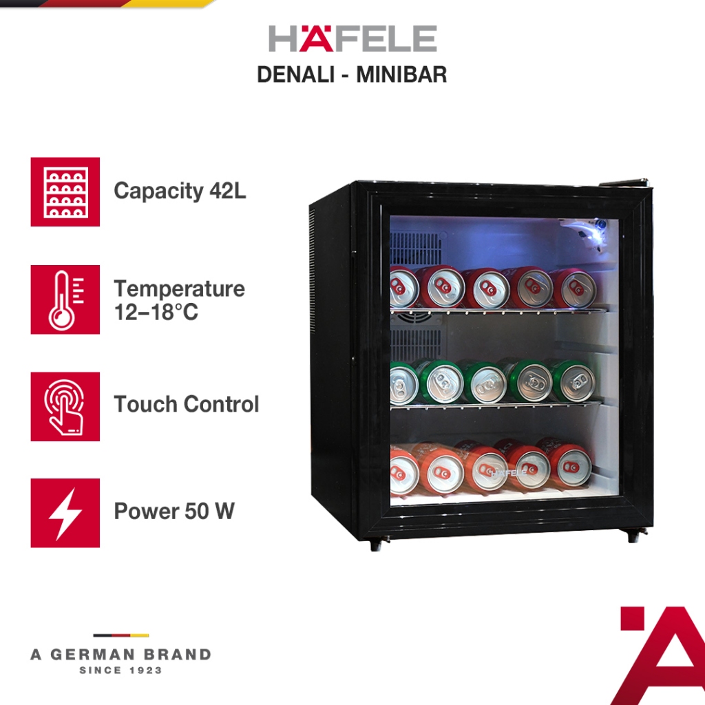Hafele Denali Mini Bar - Showcase Kulkas Mini Model Thermal Fridge