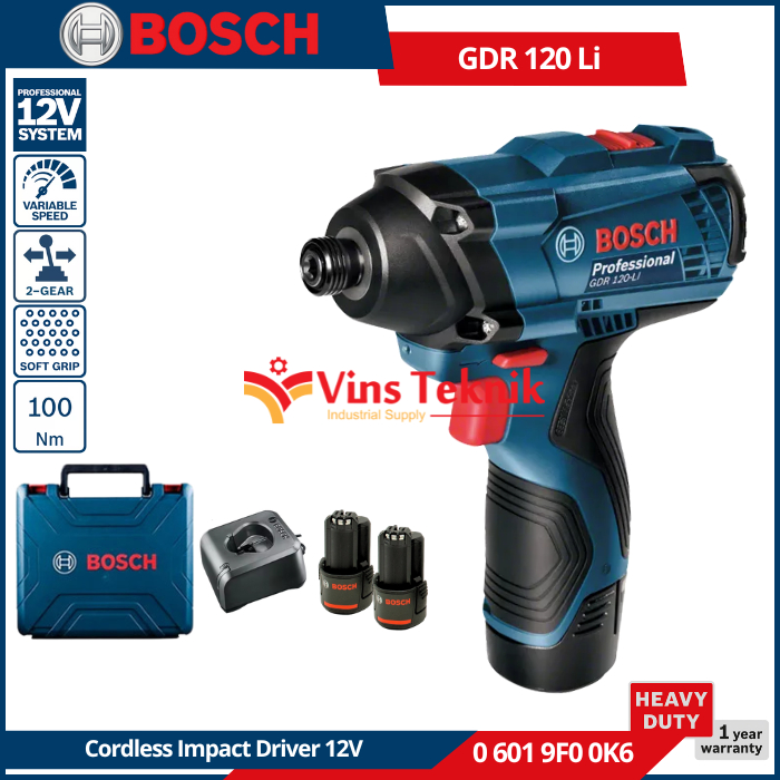 Mesin Bor Obeng Impack Driver GDR120LI BOSCH GDR 120 LI