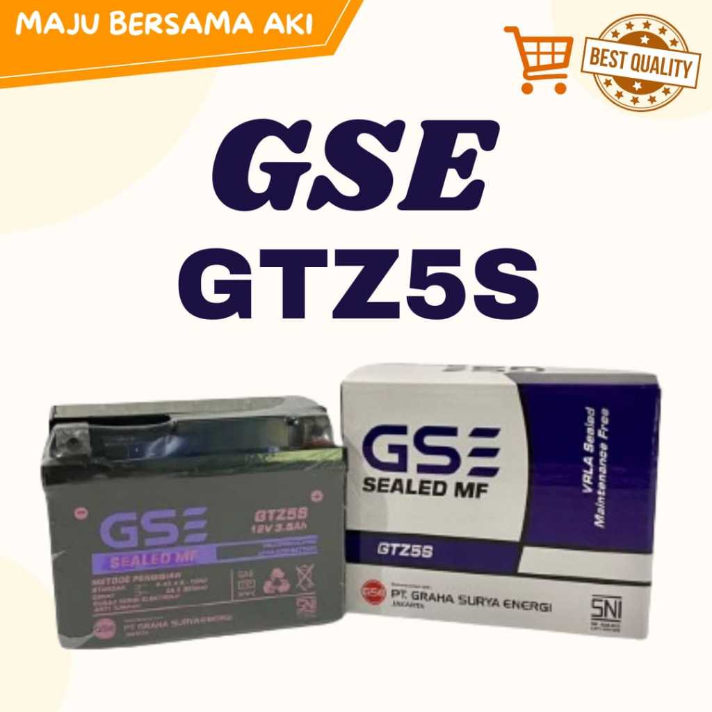 Aki Suzuki Hayate GS GTZ5S 3.5 ampere Aki Kering