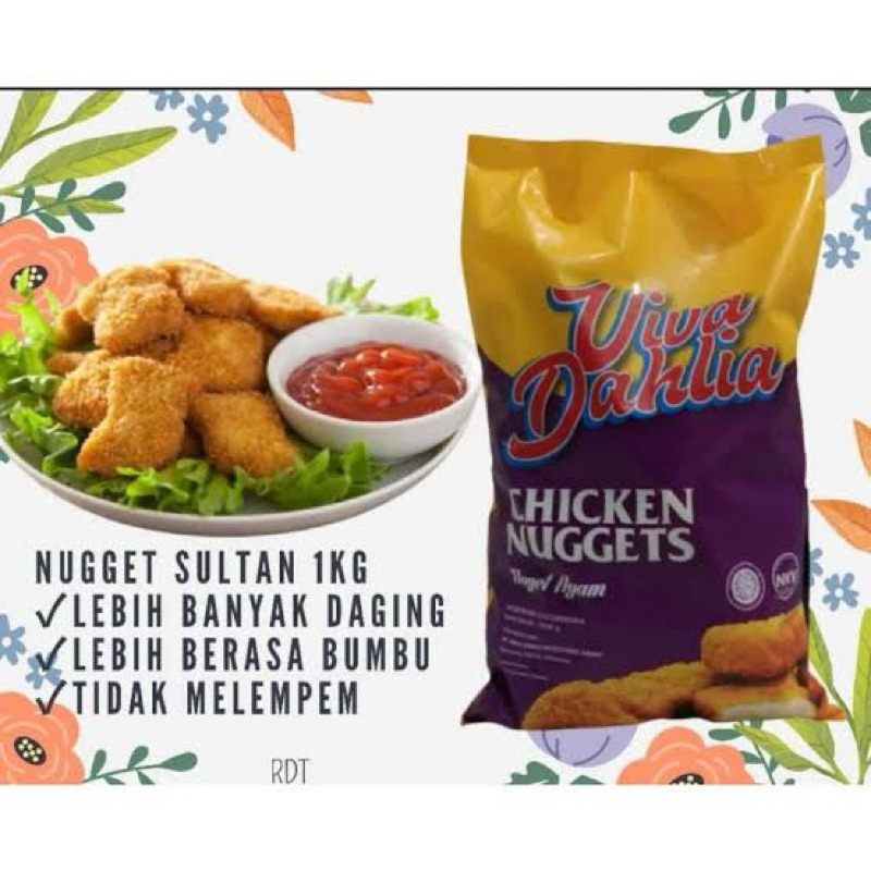 

Chicken Nugget Viva Dahlia 1 kg dan 500 gram