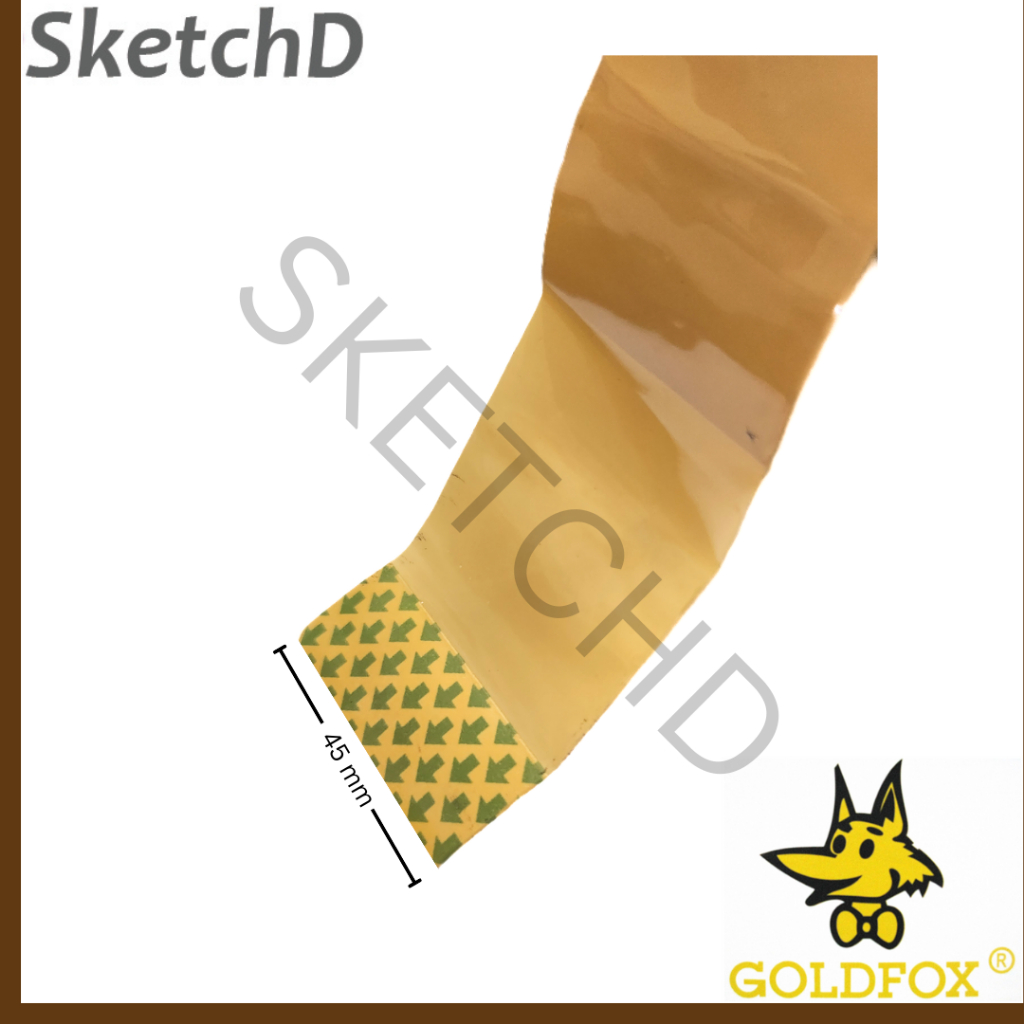 

Lakban Coklat Goldfox 48 mm x 80 Meter Isolasi OPP Gold fox Tape Tan 2 inci x 90 yard