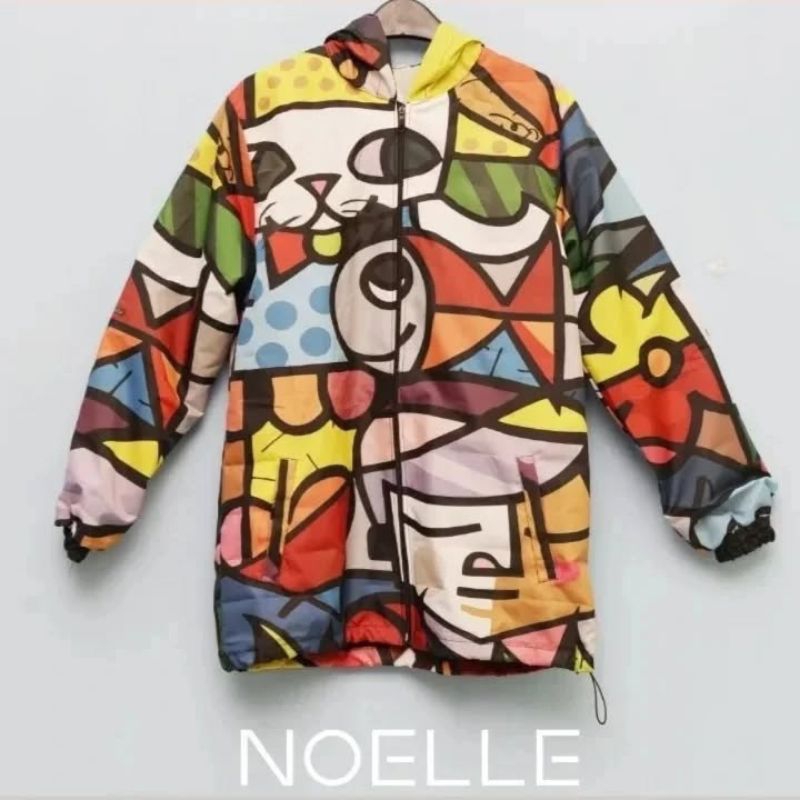 Jacket Printing Motif Cantik Custom • JAKET • VEST • LONG COAT • MQ