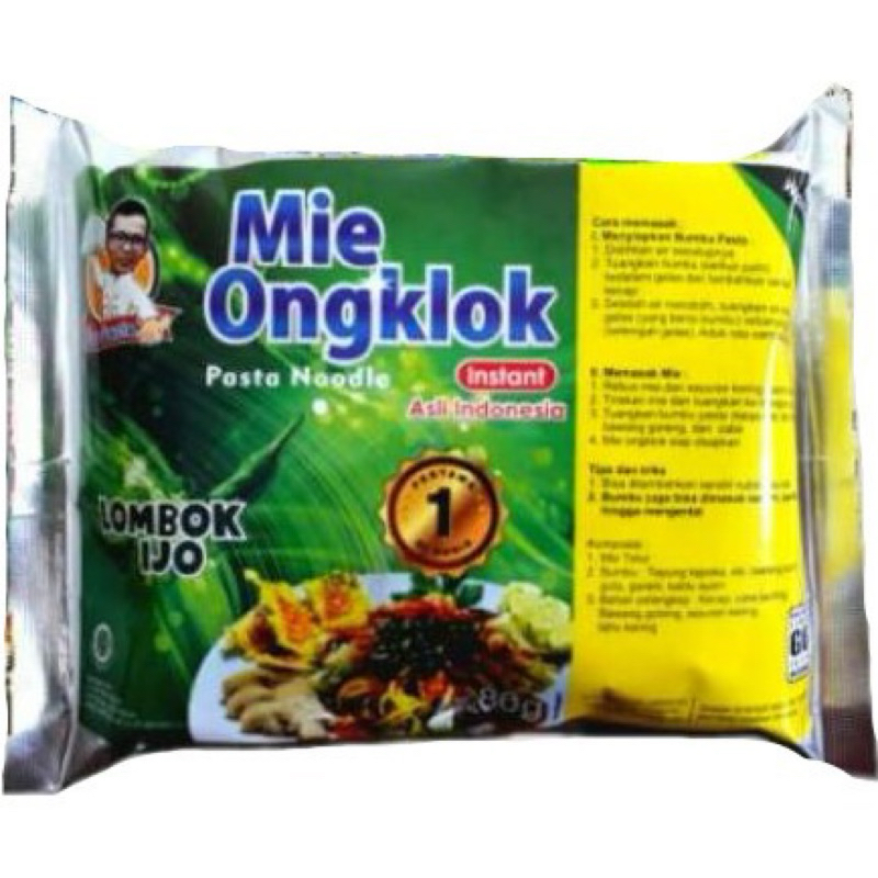 

mie ongklok instan Wonosobo rasa lombok ijo