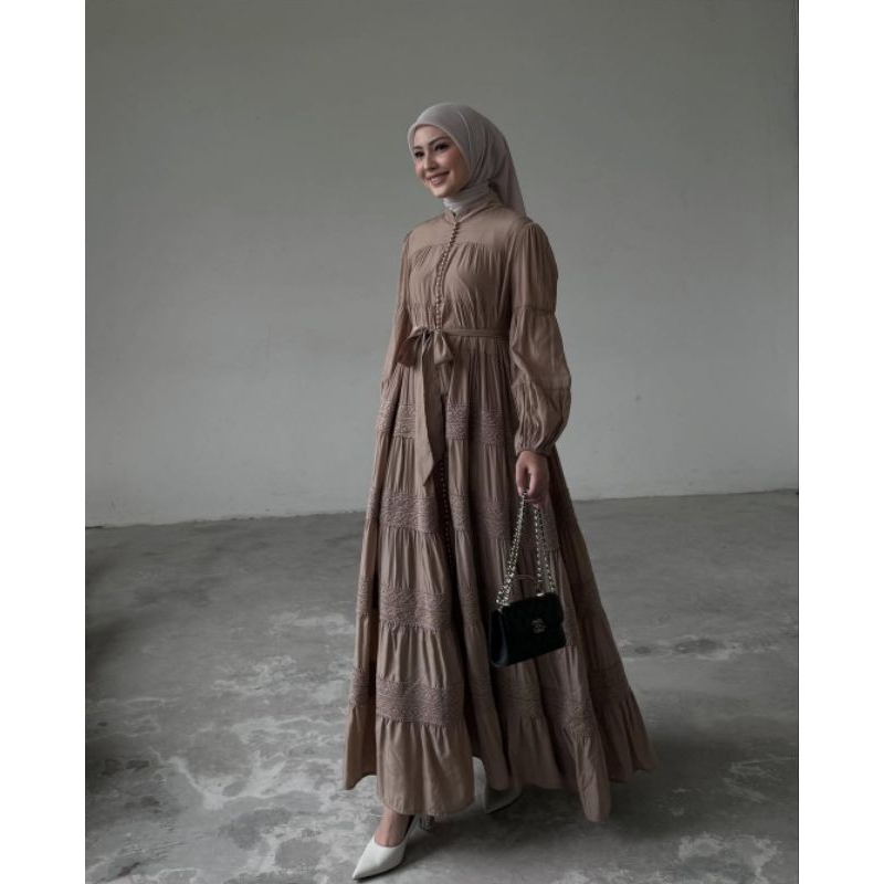NAOMI DRESS GONEGANI | BAJU GAMIS WANITA BY GONEGANI