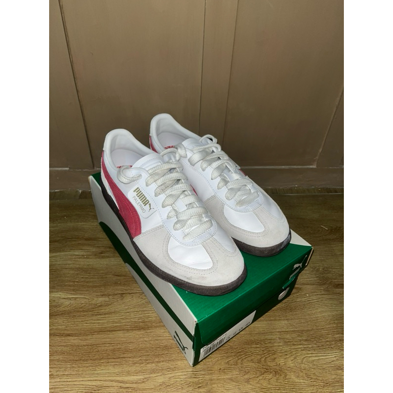 Puma Palermo White Club Red (Kondisi Second