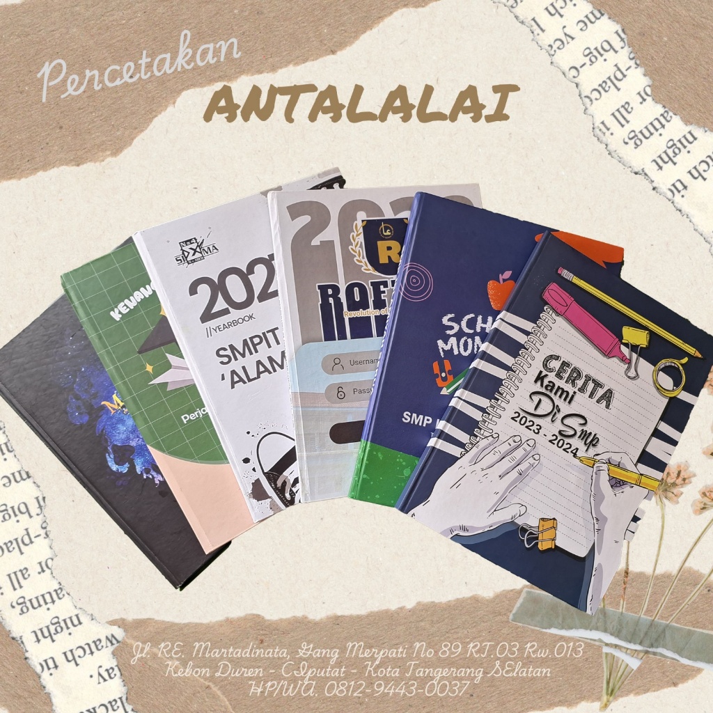 

CETAK BUKU TAHUNAN SEKOLAH ISI 40 HALAMAN SEBANYAK 20 PCS
