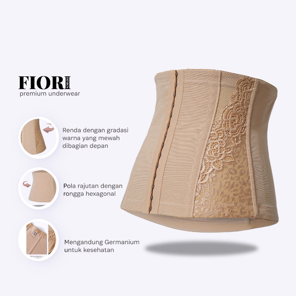 GRAZIELLA CORSET Germanium - FIORI