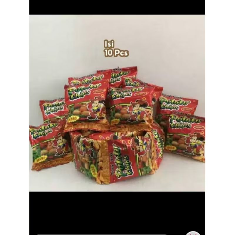 

Snack jadul potato chip/golden chip 1 rtng/10pcs