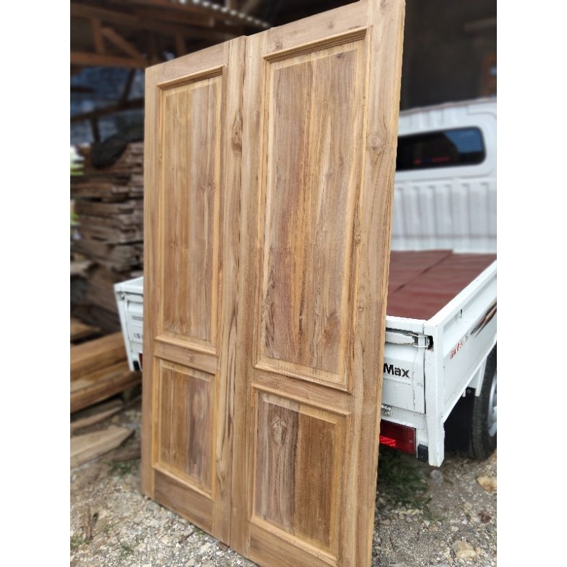 pintu kuputarung jati plus kusen