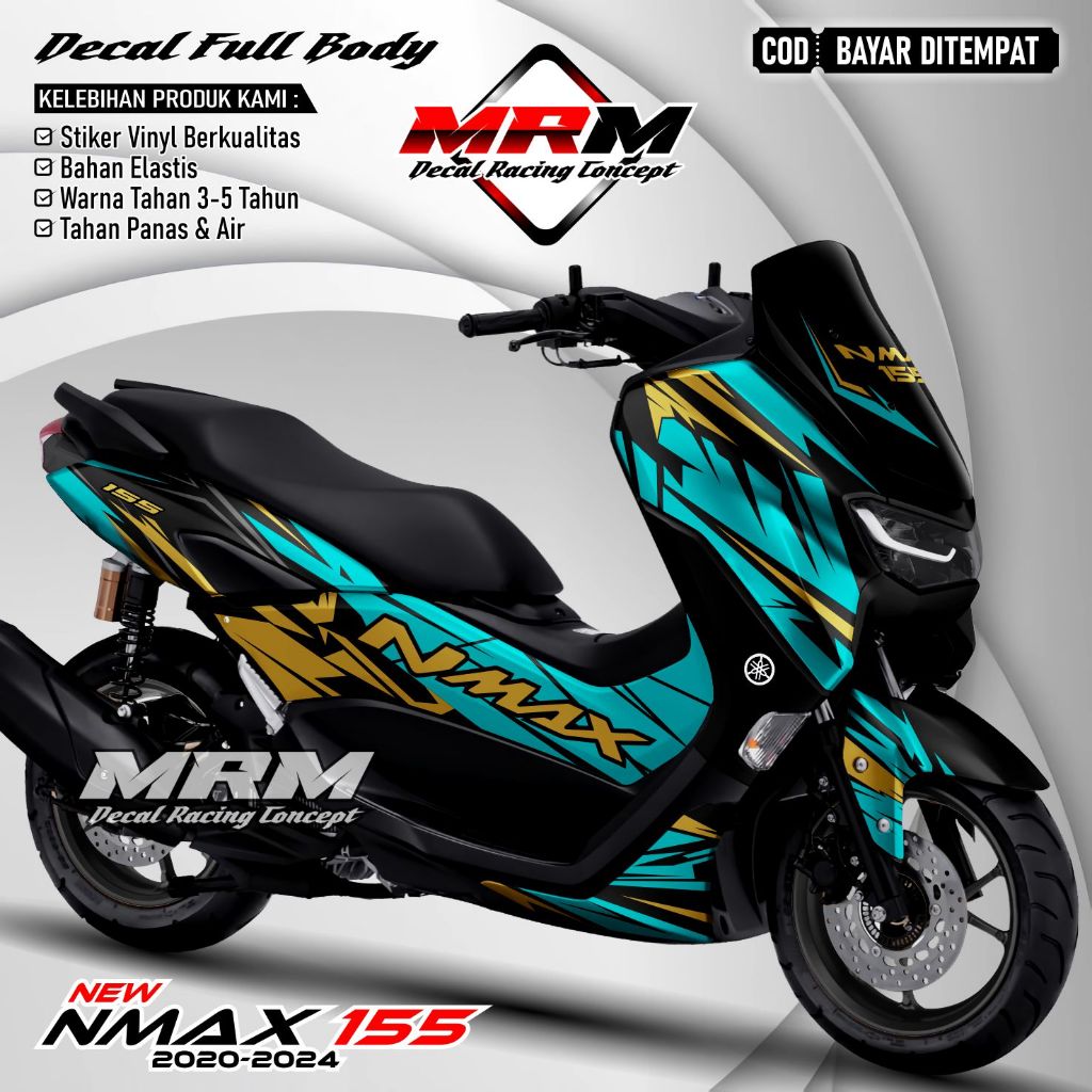 Decal Stiker Nmax New 2020 2021 2022 2023 2024 Modifikasi Variasi Full Body Sticker New Nmax 155