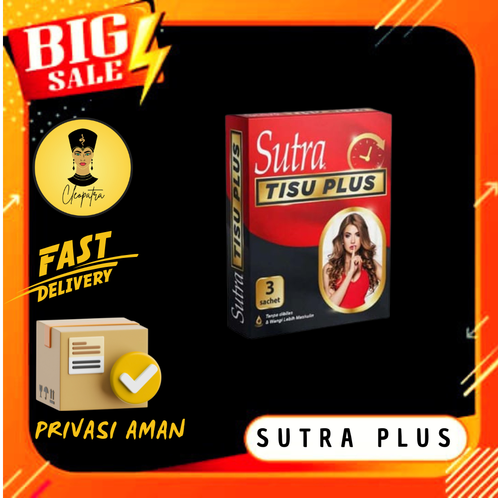 Sutra Tisu Plus - Tisu Magic Sutra (Isi 3 Sachet)