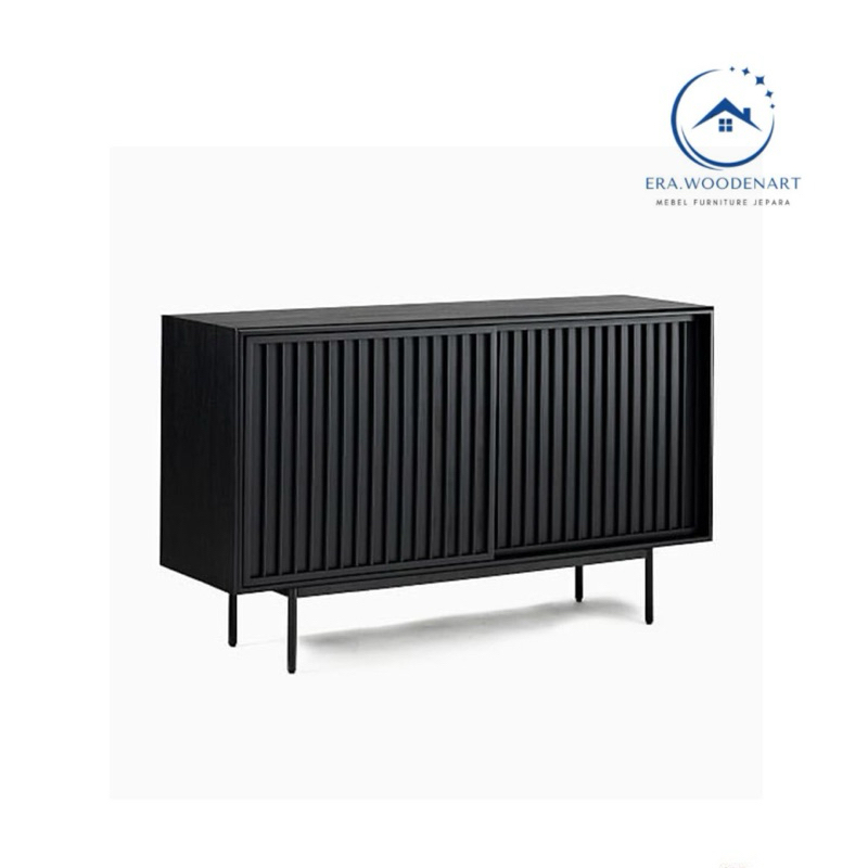 Drawer kabinet custom modern kayu jati solid