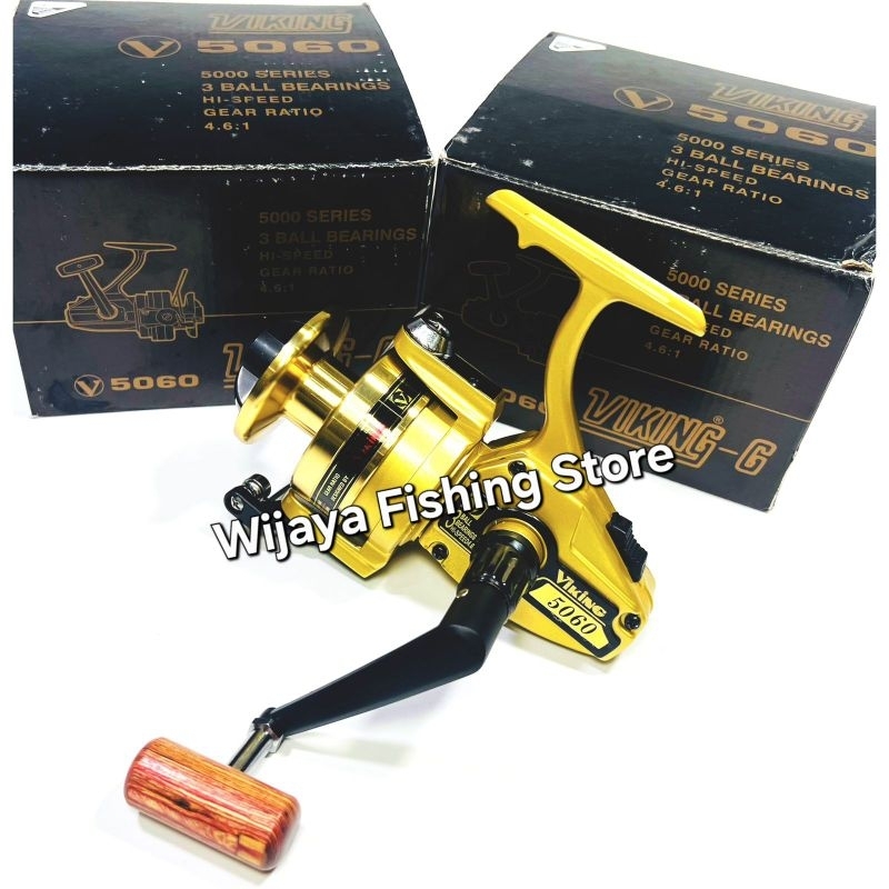 Reel Pancing Viking 3 Ball Bearing Made In Korea 5035 5040 5050 5060 5070 5080 5090