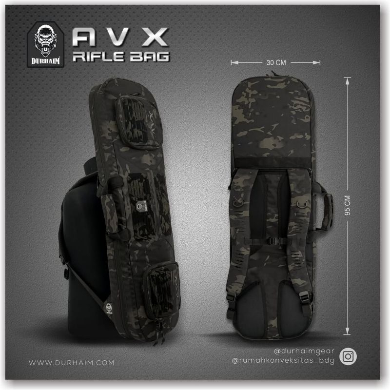 Tas Durhaim AVX Bag Multicam Black