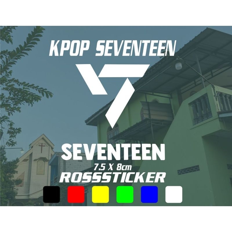cutting sticker logo KPOP seventeen terbaru 17 - stiker cutting aksesoris motor