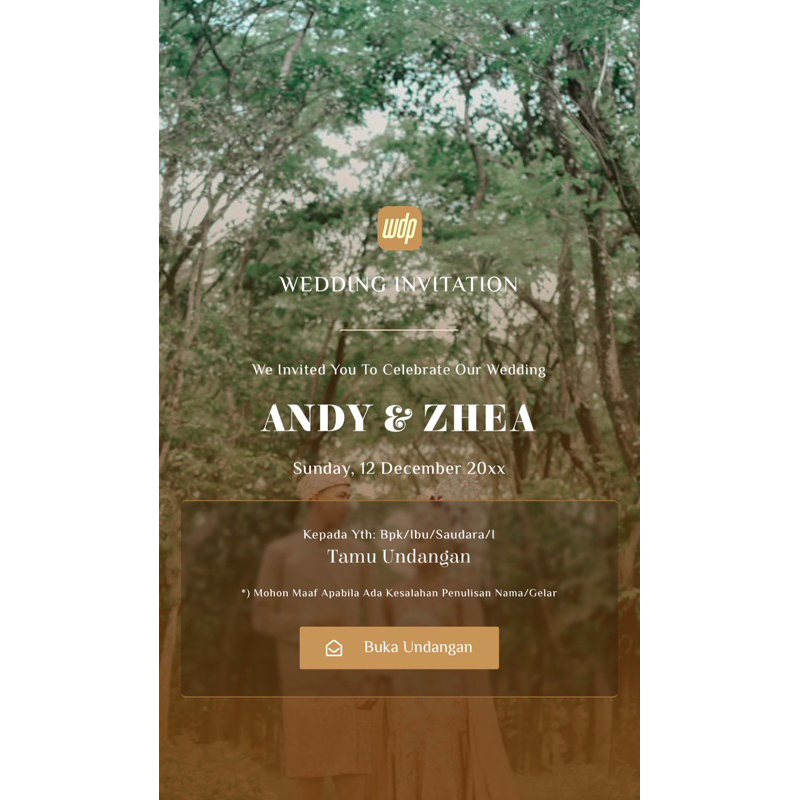 Undangan Digital Pernikahan Online Website & Video Custom | Undangan Nikah Format Link Bisa Kirim vi