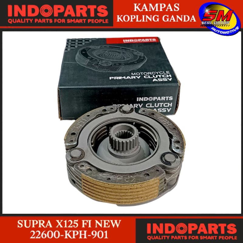 Kampas Ganda Paket Honda Supra 125 Fi New Indoparts 22600-KPH-900
