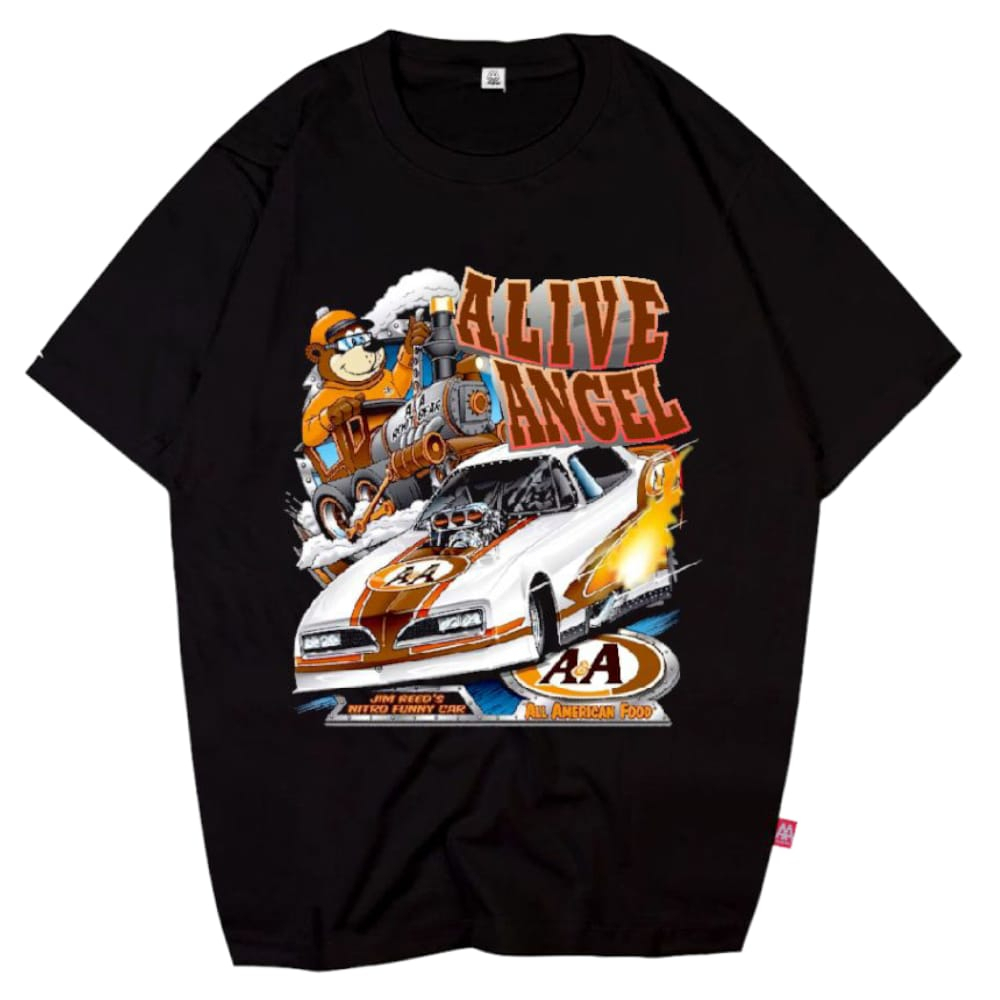 T-SHIRT NASCAR / KAOS DISTRO UNISEX / KAOS DISTRO ORIGINAL / KAOS DISTRO ALIVE ANGEL / BERUANG