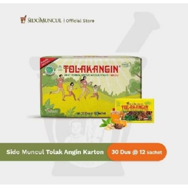 Tolak Angin Cair 12' Herbal / Karton isi 30 dus Gojek/Grab/SPX