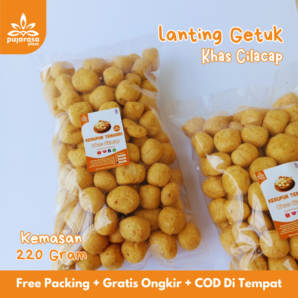 

SUPER KRUPUK KERUPUK IKAN TENGGIRI ASLI KHAS CILACAP RENYAH ENAK 220 GRAM