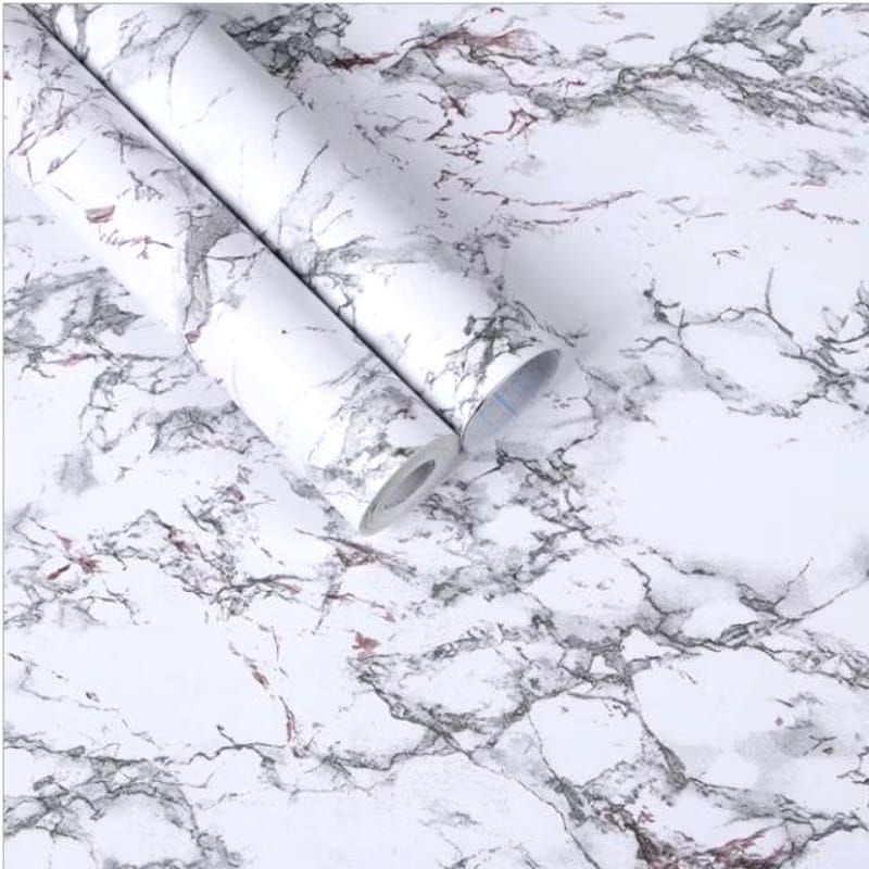 Wallpaper Dinding Motif Marmer Wallpaper Dinding Marmer Putih Acak M2M MALL Wallpaper Dinding Marmer