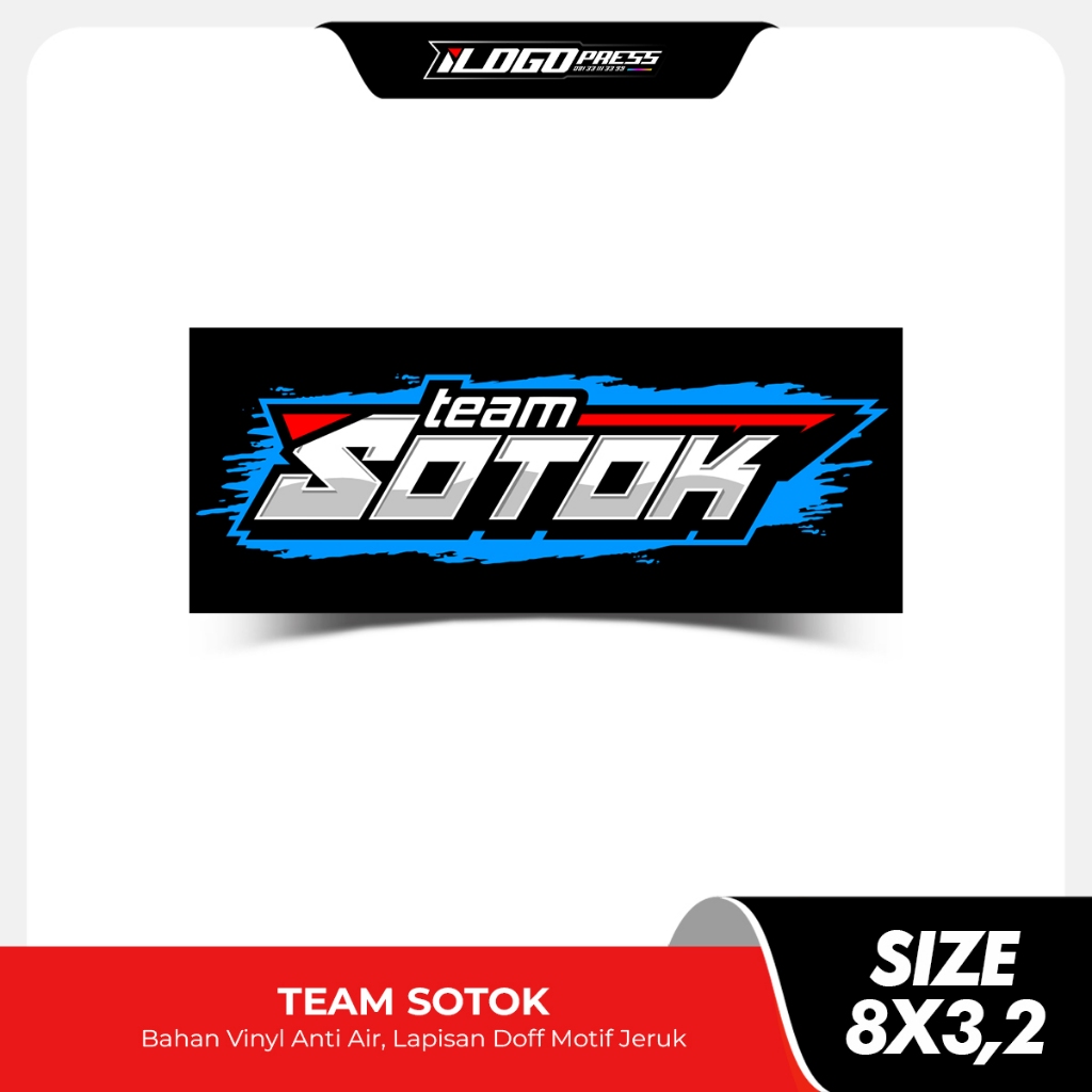 

TEAM SOTOK Stiker Sound System Bahan Vinyl Premium Anti Air Doff Motif Jeruk