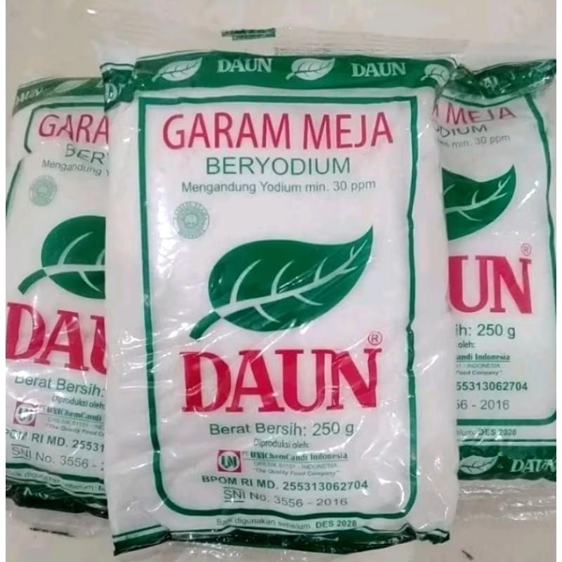 

Garam Daun 250g X 3 Bungkus