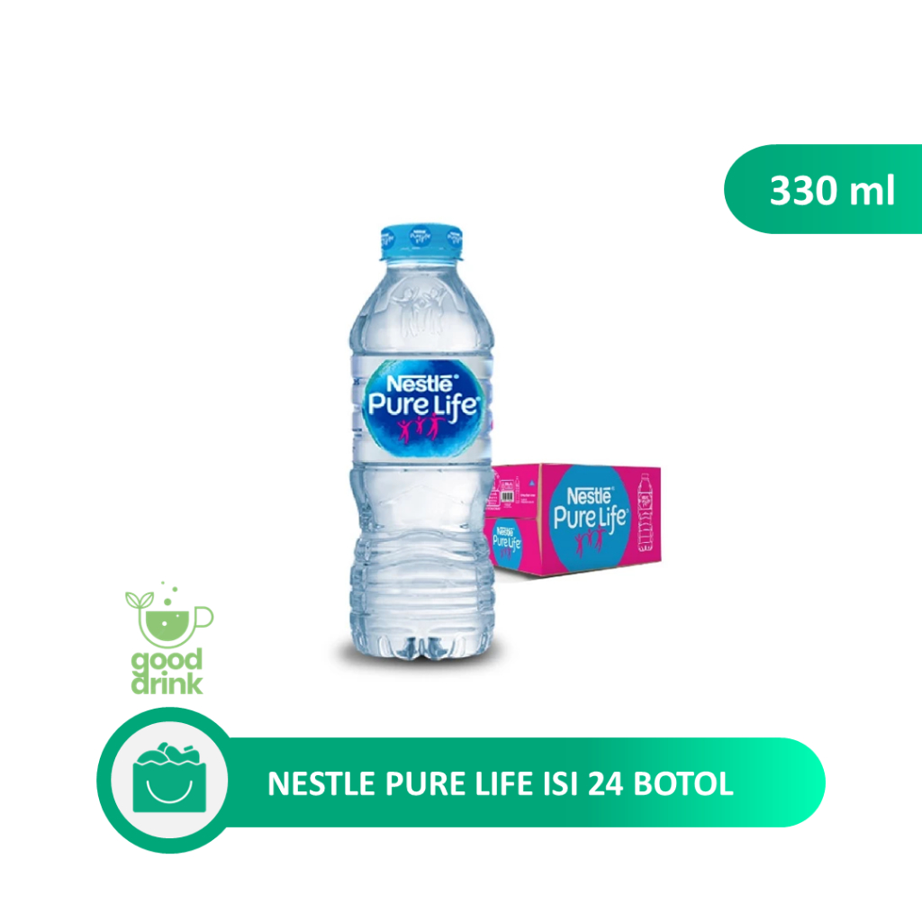 

Nestle Pure Life Air Mineral 1 Dus Isi 24 Kemasan Botol 330 ml