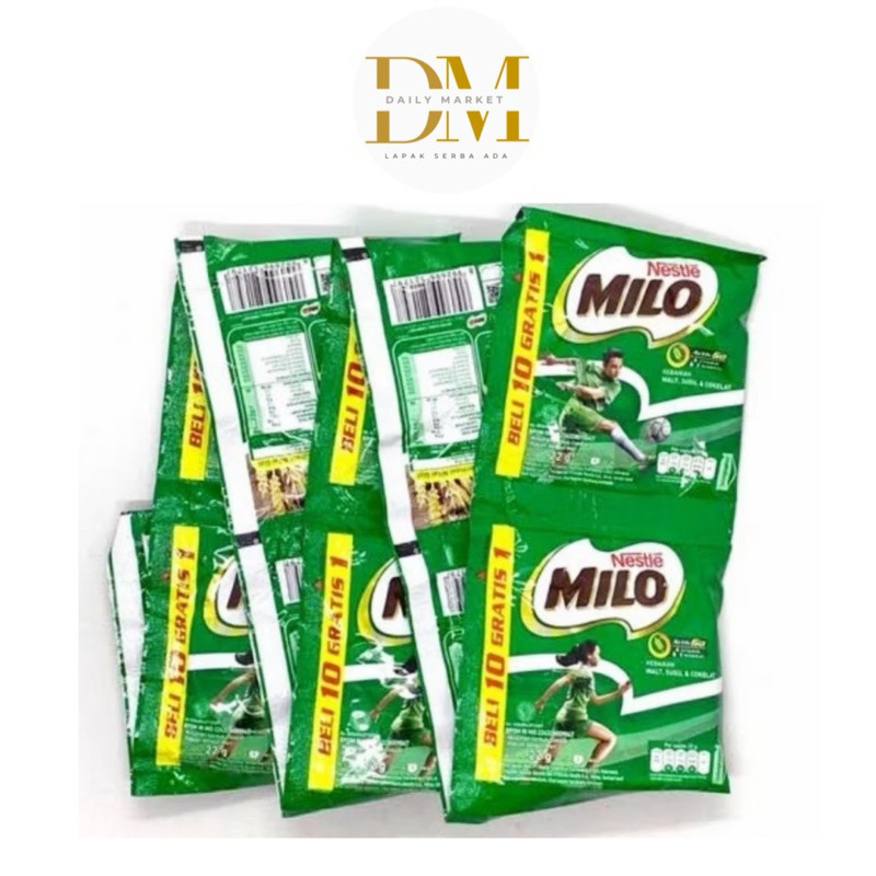 

Milo Renceng Beli 10 Gratis 1/ Nestle Milo/ Minuman Milo/ Milo Coklat