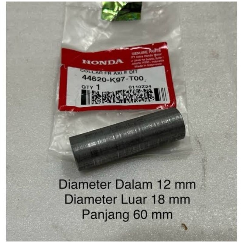 44620-K97-T00 HGP AHM 100% ORIGINAL COLAR RODA DEPAN PCX 150. 44620K97T00