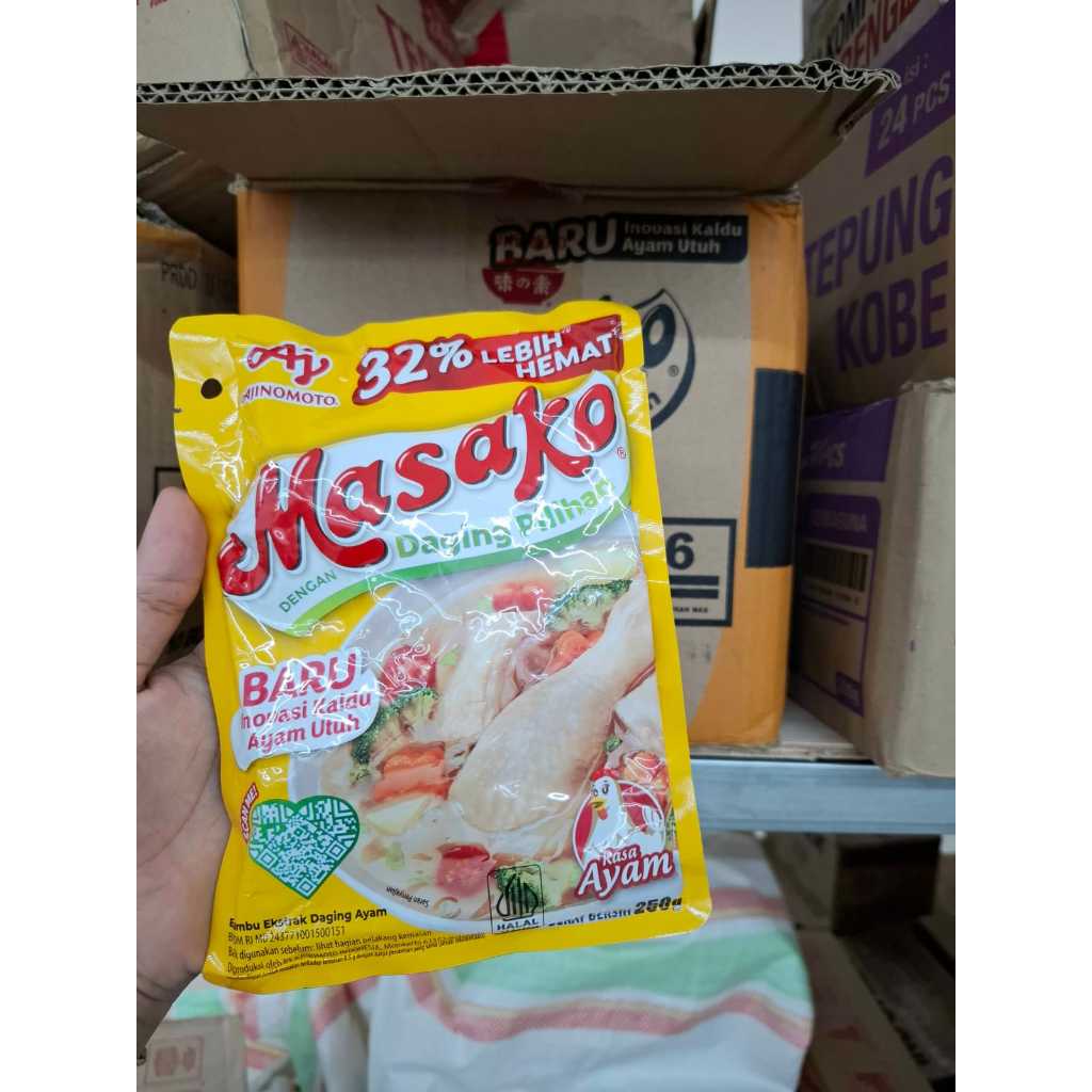 

Masako Ayam 250gr Bumbu Penyedap Rasa