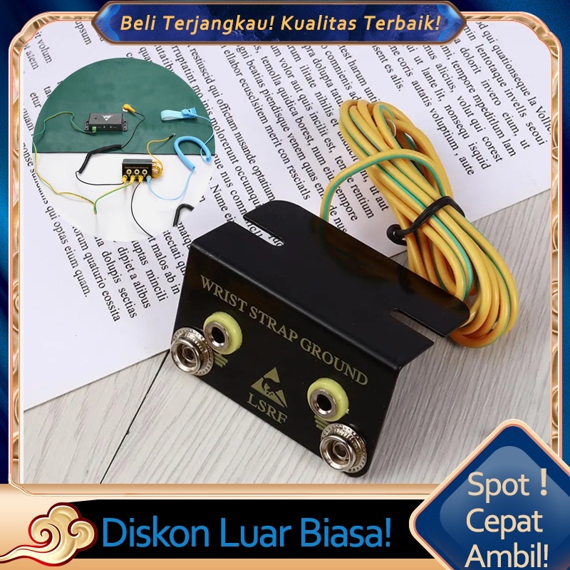 

Soket Statis Pabrik Elektronik,ESD Wrist Strap Ground LSRF L-Type