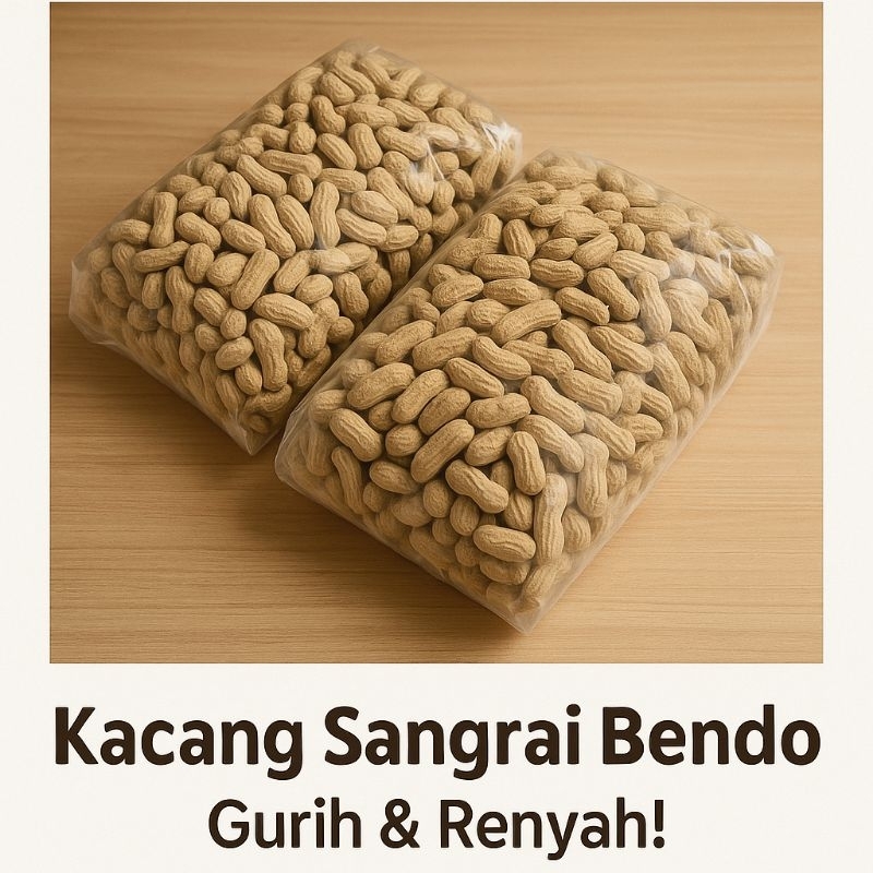 

kacang kulit sangrai bendo 1kg