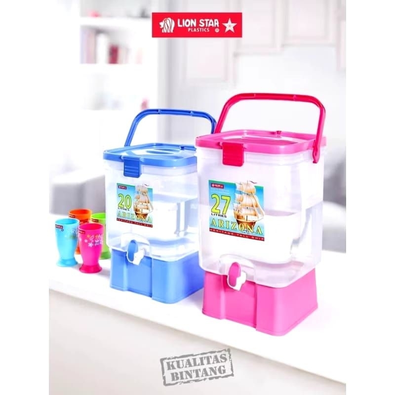 ARIZONA DRINK JAR / DISPENSER AIR ES 20 LITER , 27 LITER LION STAR